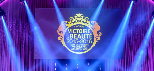 Victoires de la Beauté 2016 - Sonorisation - Éclairage - Videoprojection - Plateau caméra - Structure - Invisia Prod